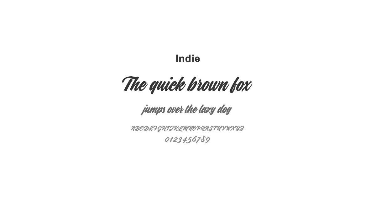 Indieのサムネイル画像