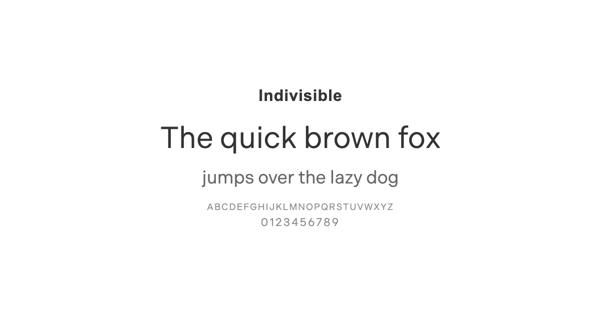 Indivisibleのサムネイル画像