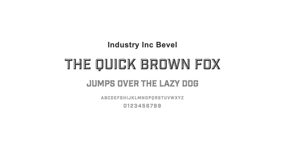 Industry Inc Bevelのサムネイル画像