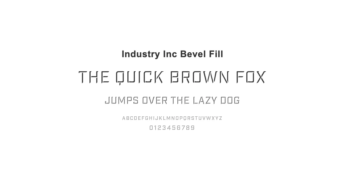 Industry Inc Bevel Fillのサムネイル画像