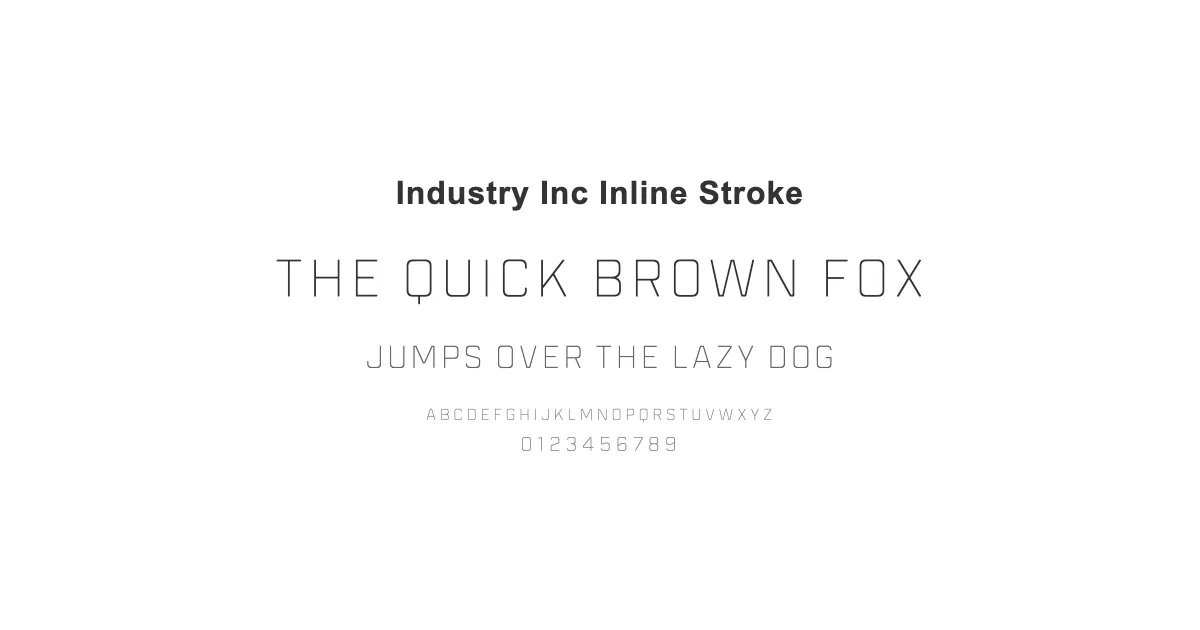 Industry Inc Inline Strokeのサムネイル画像
