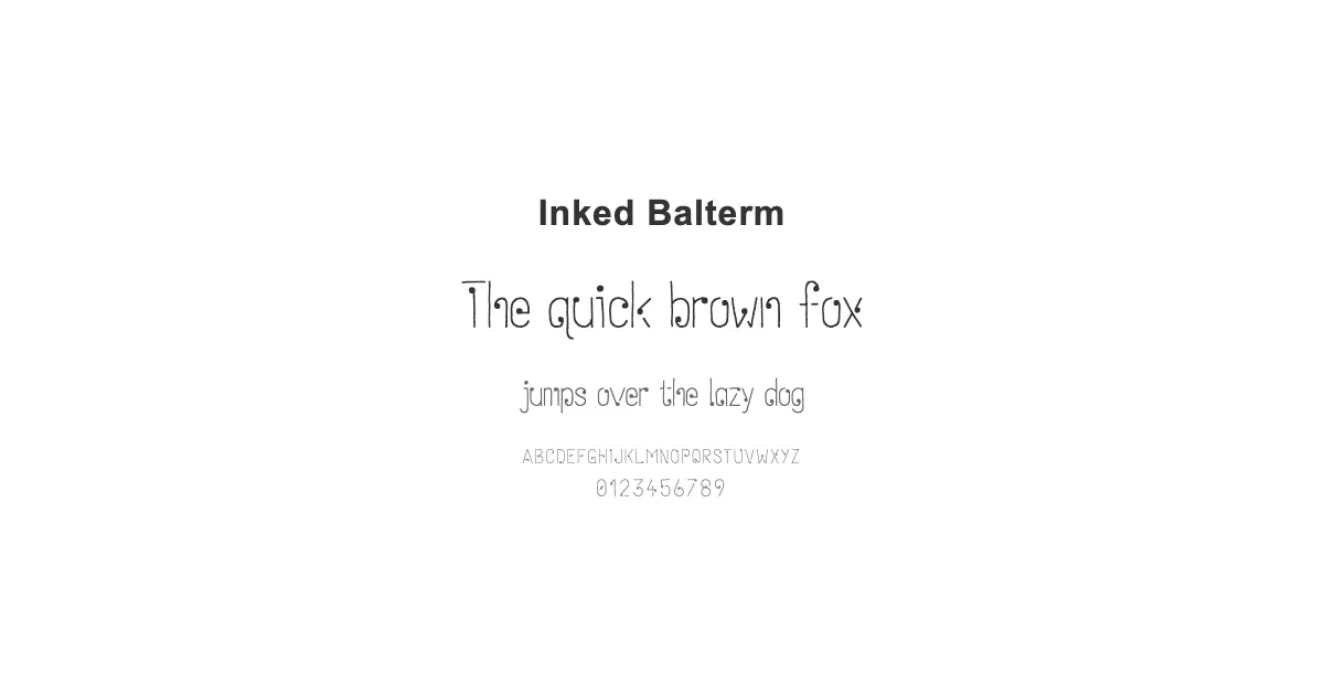 Inked Baltermのサムネイル画像