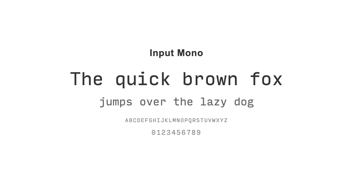 Input Monoのサムネイル画像