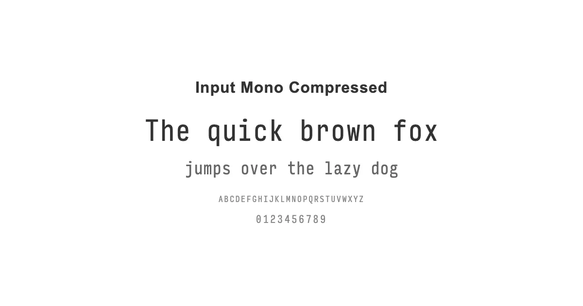 Input Mono Compressedのサムネイル画像