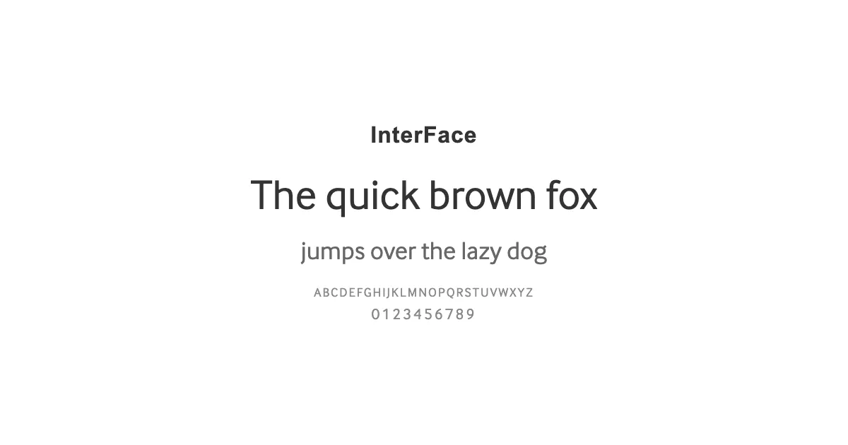 InterFaceのサムネイル画像