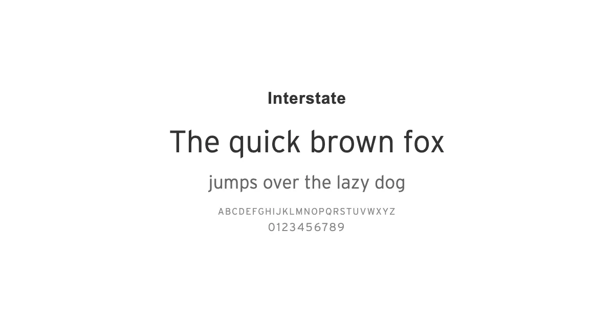 Interstateのサムネイル画像