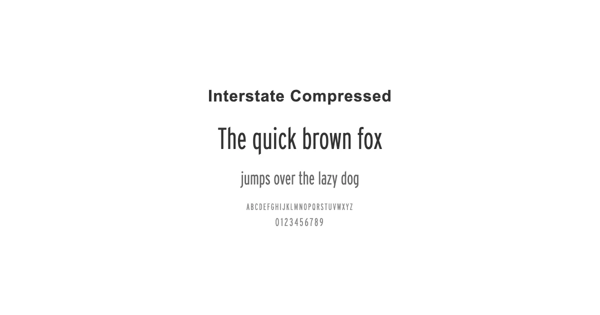 Interstate Compressedのサムネイル画像