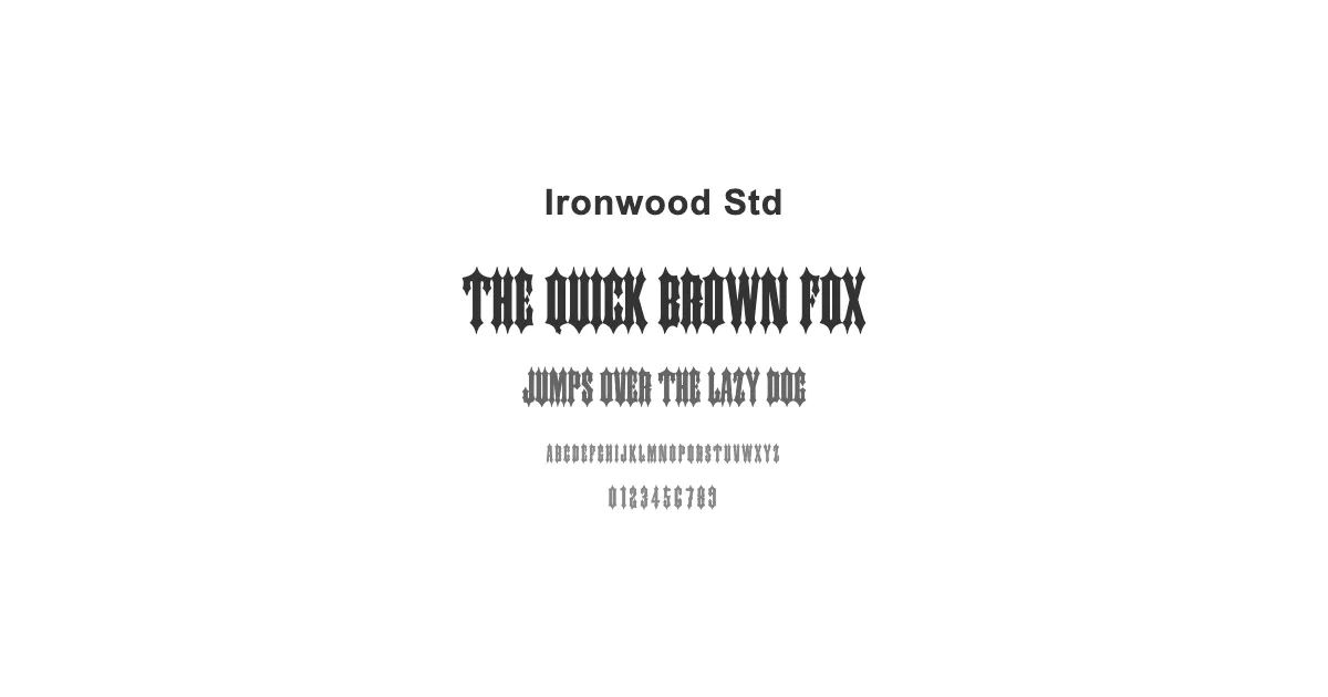 Ironwood Stdのサムネイル画像