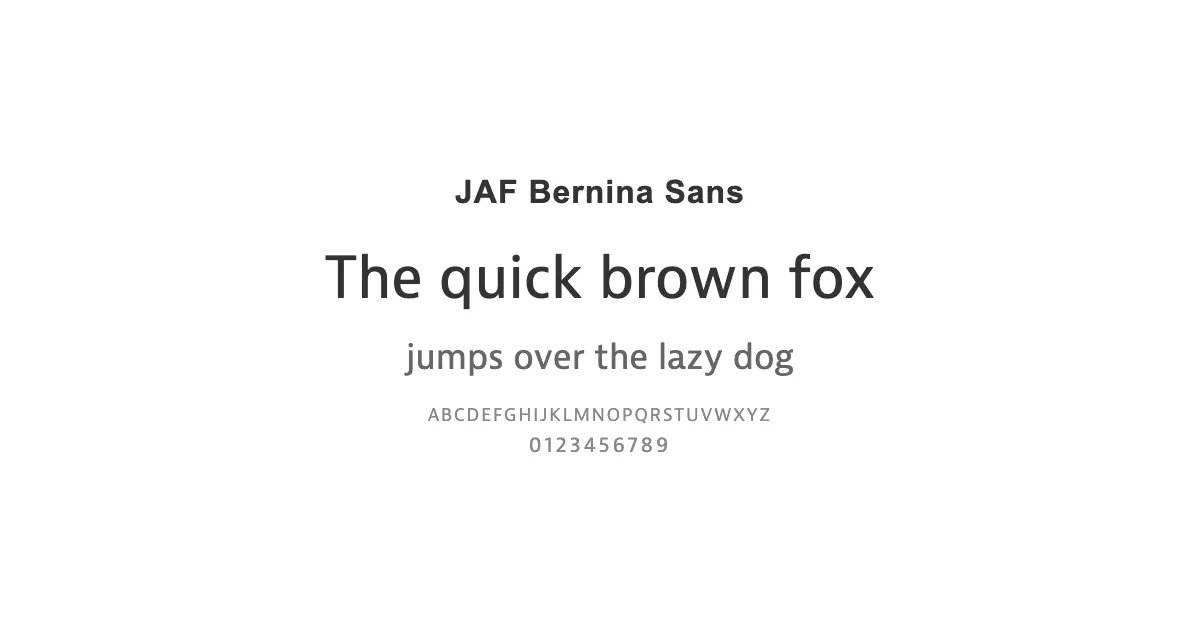 JAF Bernina Sansのサムネイル画像