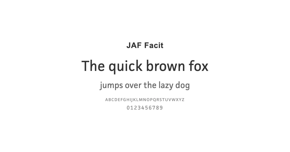 JAF Facitのサムネイル画像