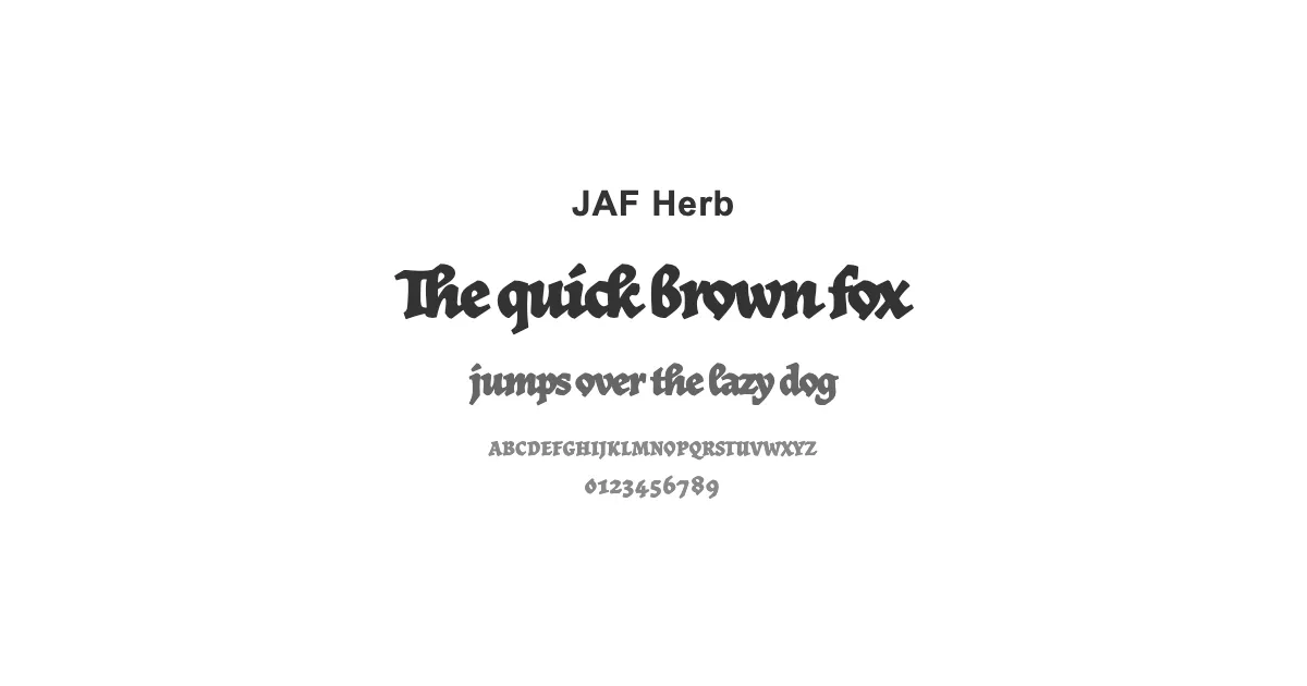 JAF Herbのサムネイル画像