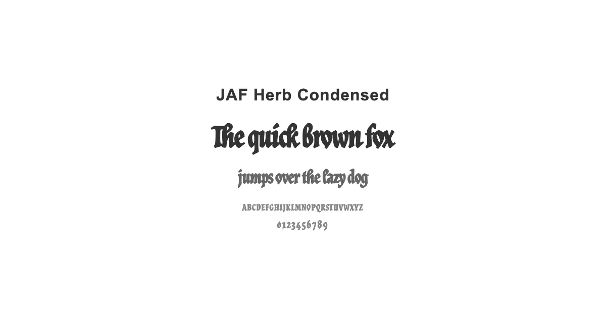 JAF Herb Condensedのサムネイル画像