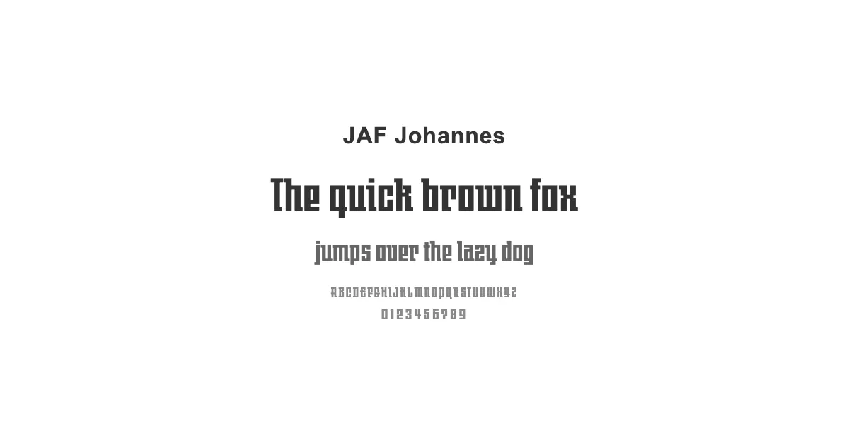 JAF Johannesのサムネイル画像
