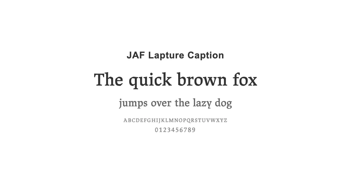 JAF Lapture Captionのサムネイル画像