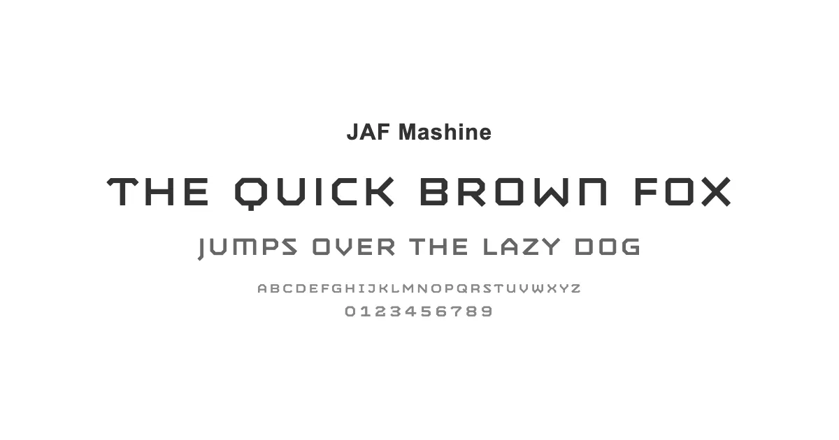 JAF Mashineのサムネイル画像