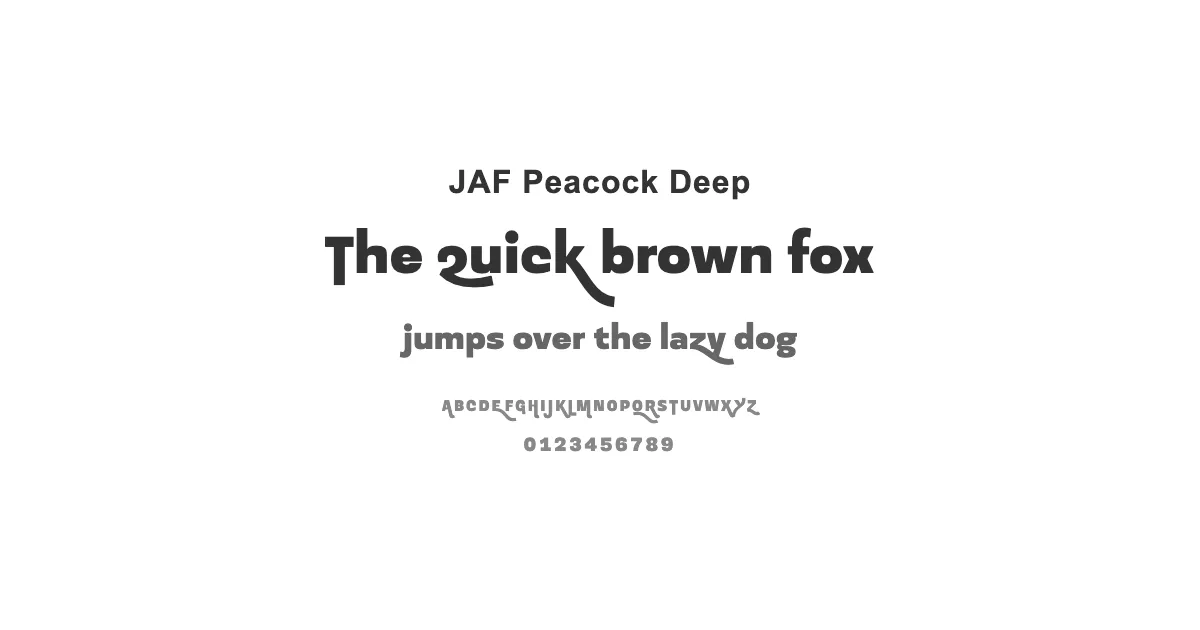 JAF Peacock Deepのサムネイル画像