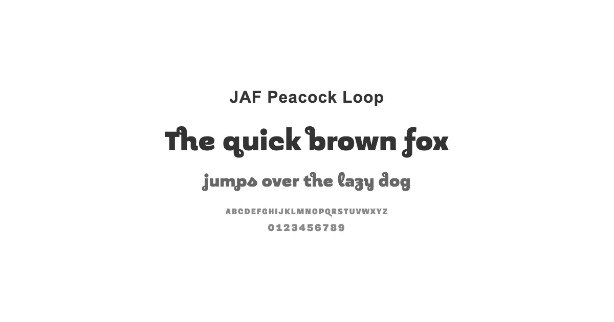 JAF Peacock Loopのサムネイル画像