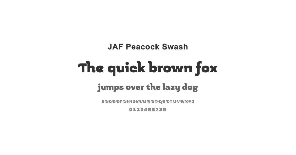 JAF Peacock Swashのサムネイル画像