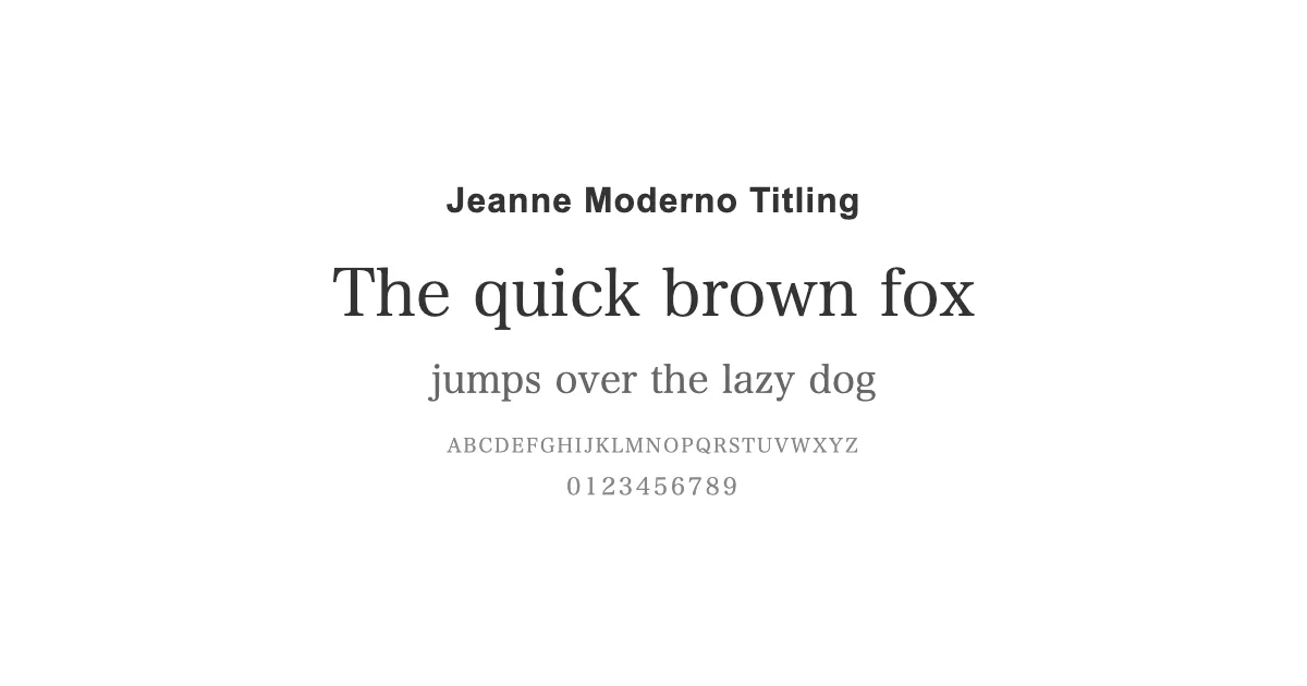 Jeanne Moderno Titlingのサムネイル画像