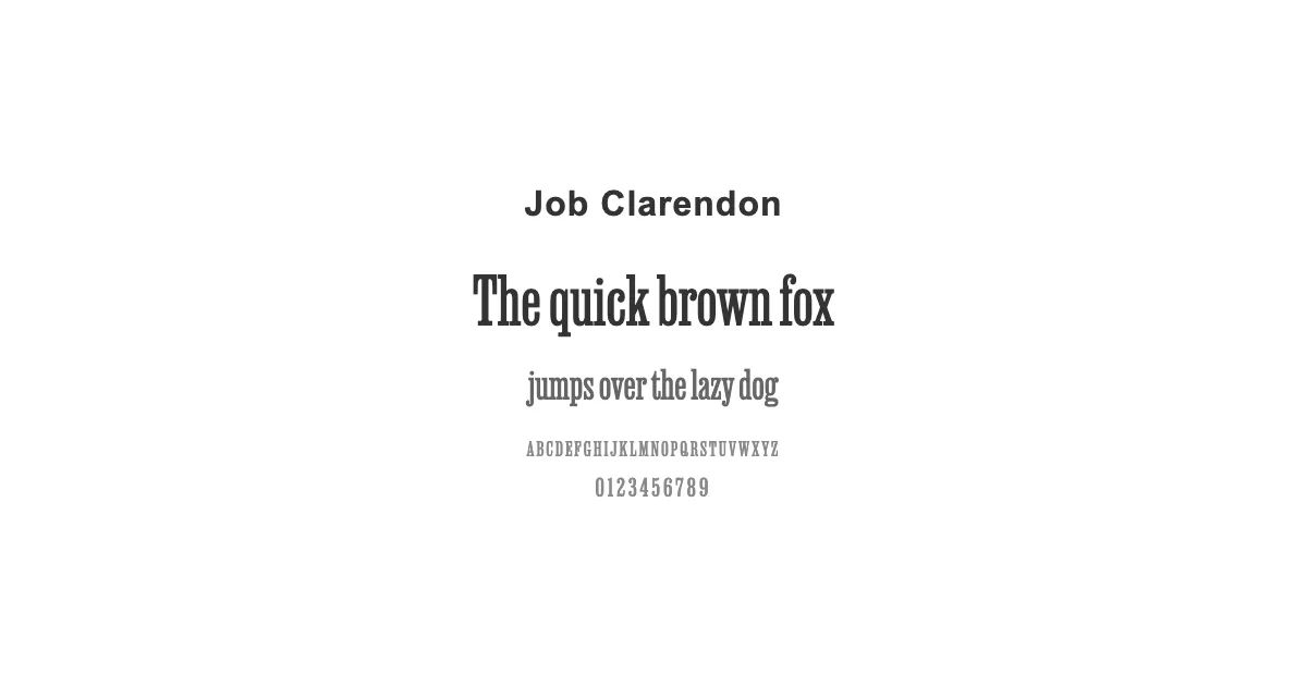 Job Clarendonのサムネイル画像