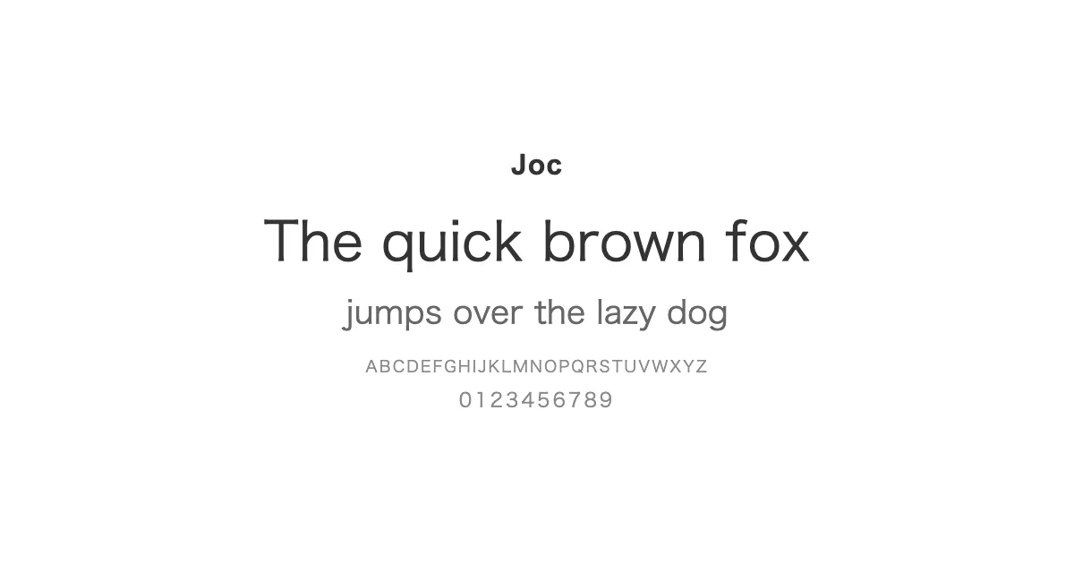Jocのサムネイル画像