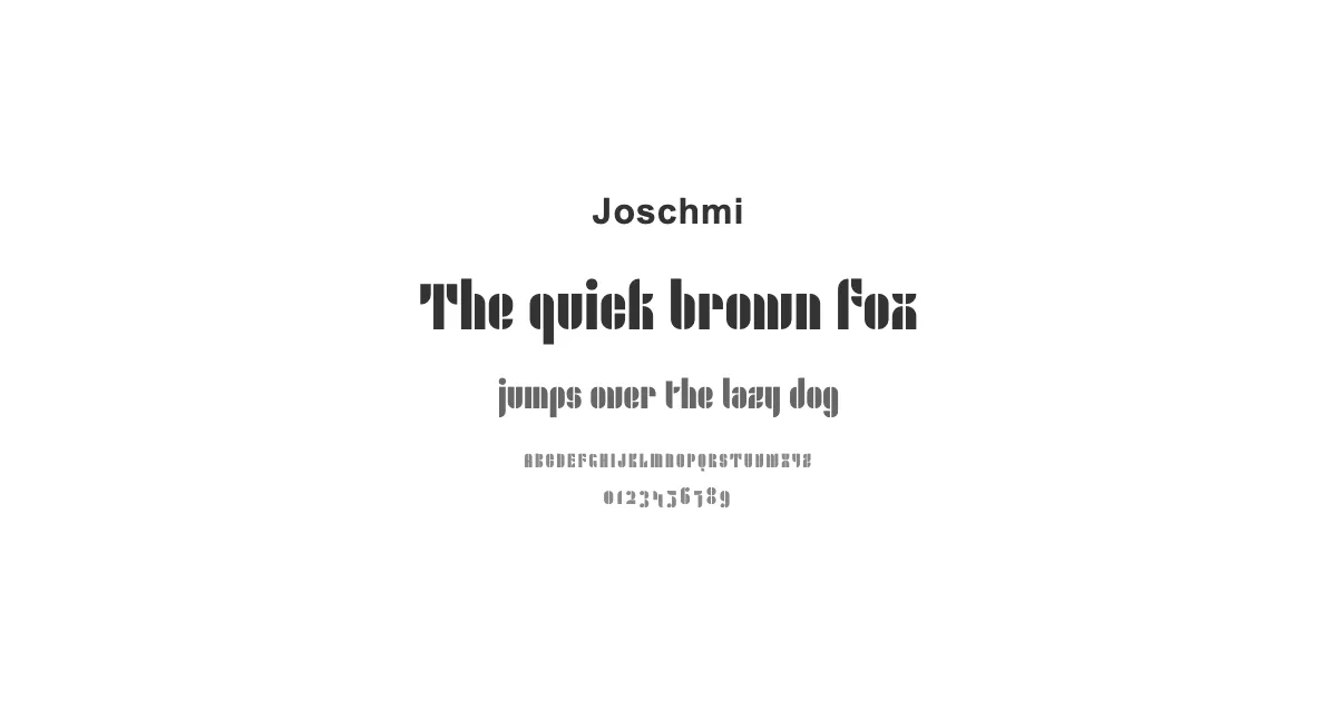 Joschmiのサムネイル画像