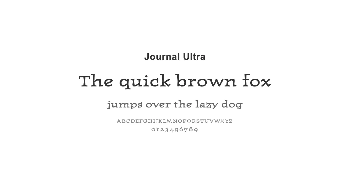 Journal Ultraのサムネイル画像