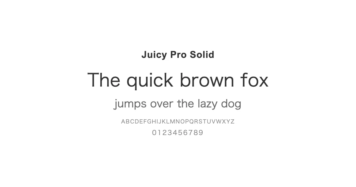Juicy Pro Solidのサムネイル画像