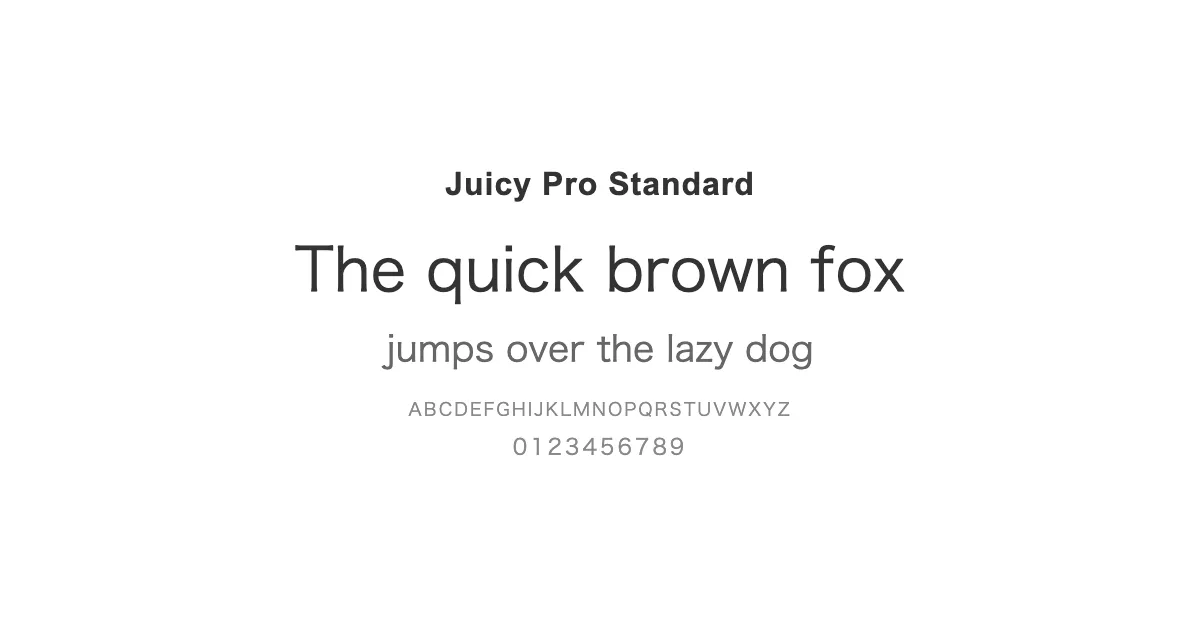 Juicy Pro Standardのサムネイル画像