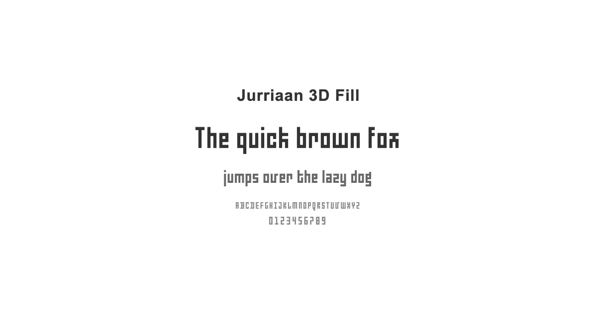 Jurriaan 3D Fillのサムネイル画像