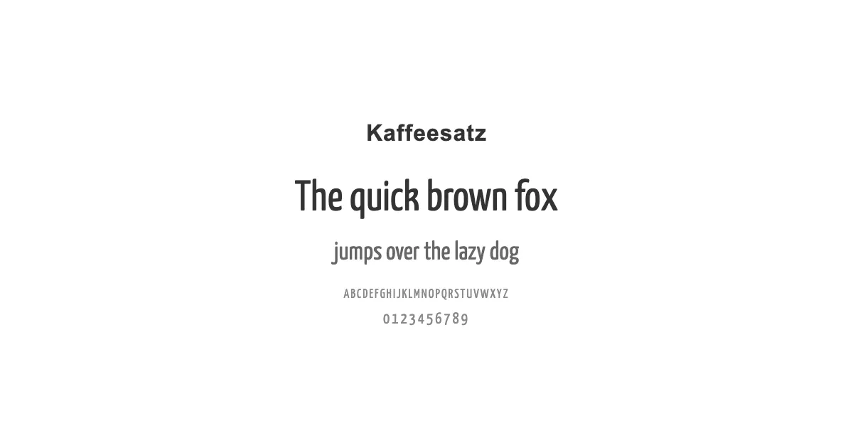 Kaffeesatzのサムネイル画像