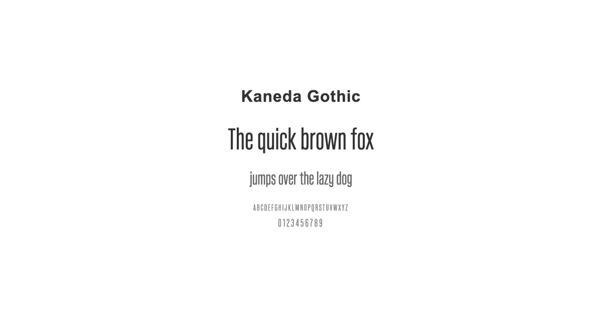 Kaneda Gothicのサムネイル画像