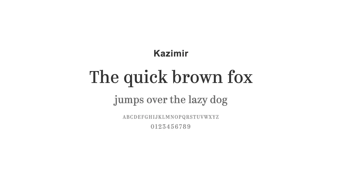 Kazimirのサムネイル画像