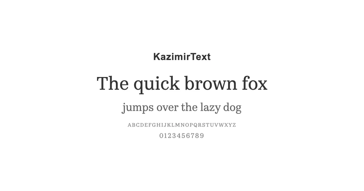 KazimirTextのサムネイル画像