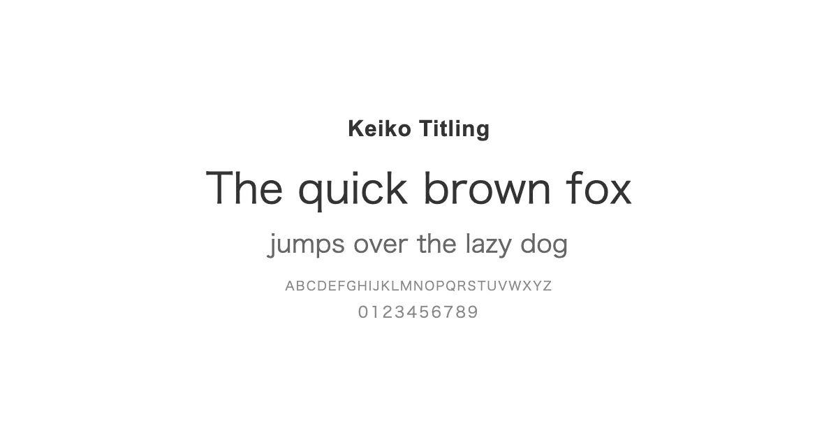 Keiko Titlingのサムネイル画像