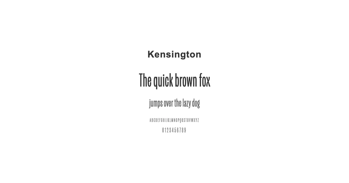Kensingtonのサムネイル画像