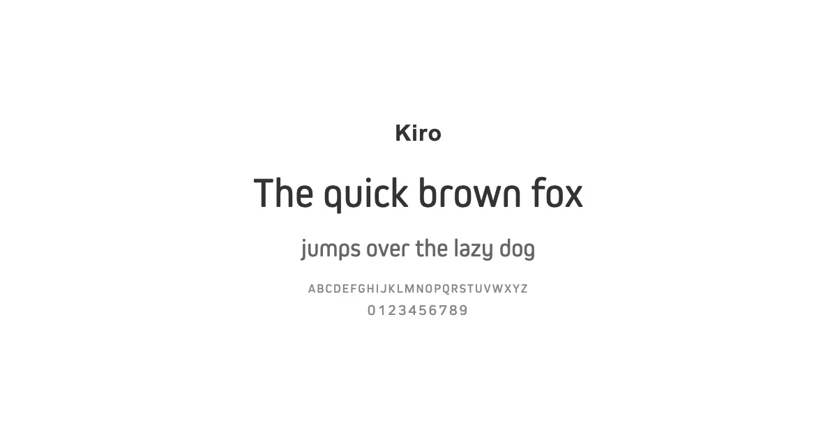 Kiroのサムネイル画像