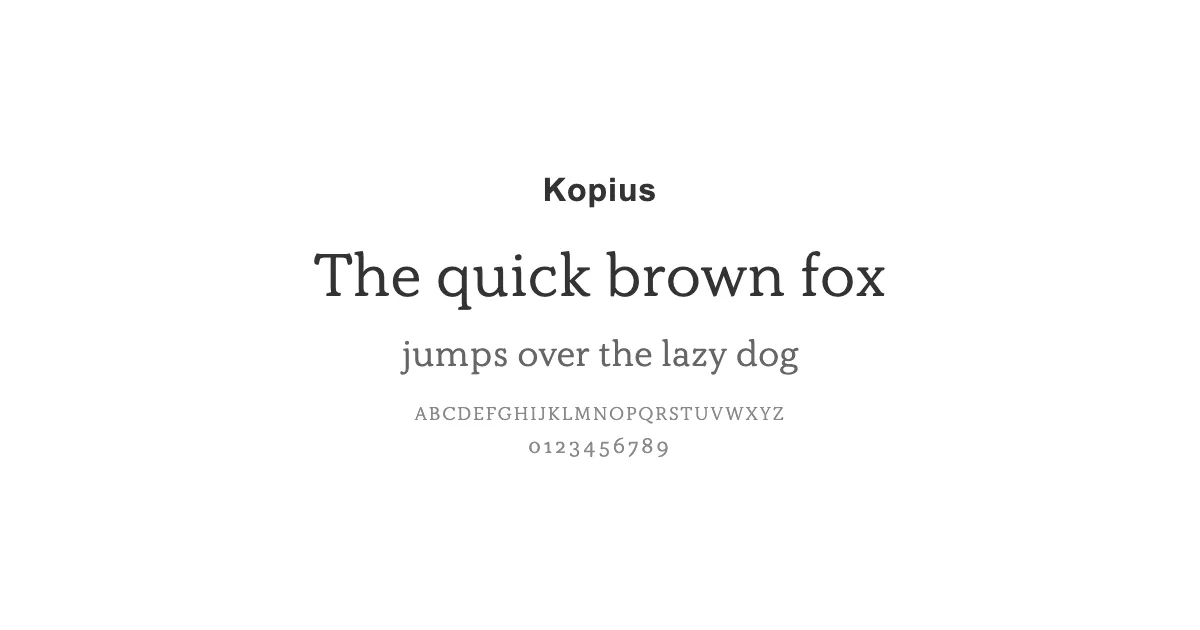 Kopiusのサムネイル画像