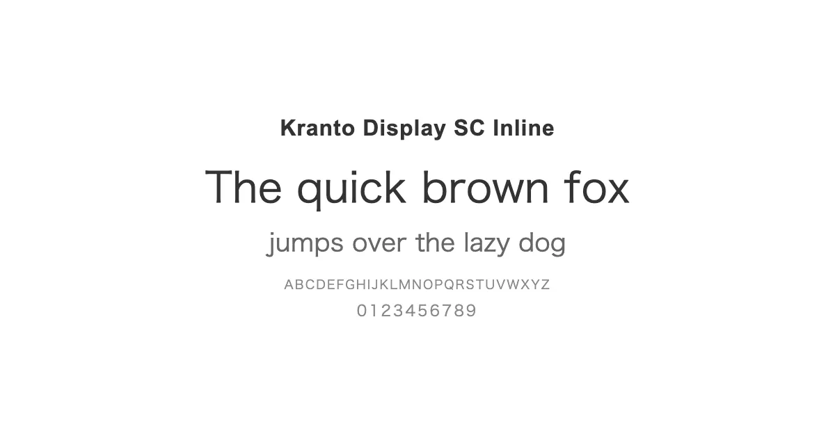 Kranto Display SC Inlineのサムネイル画像