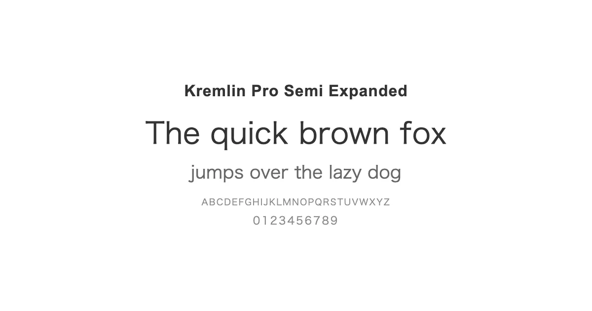 Kremlin Pro Semi Expandedのサムネイル画像