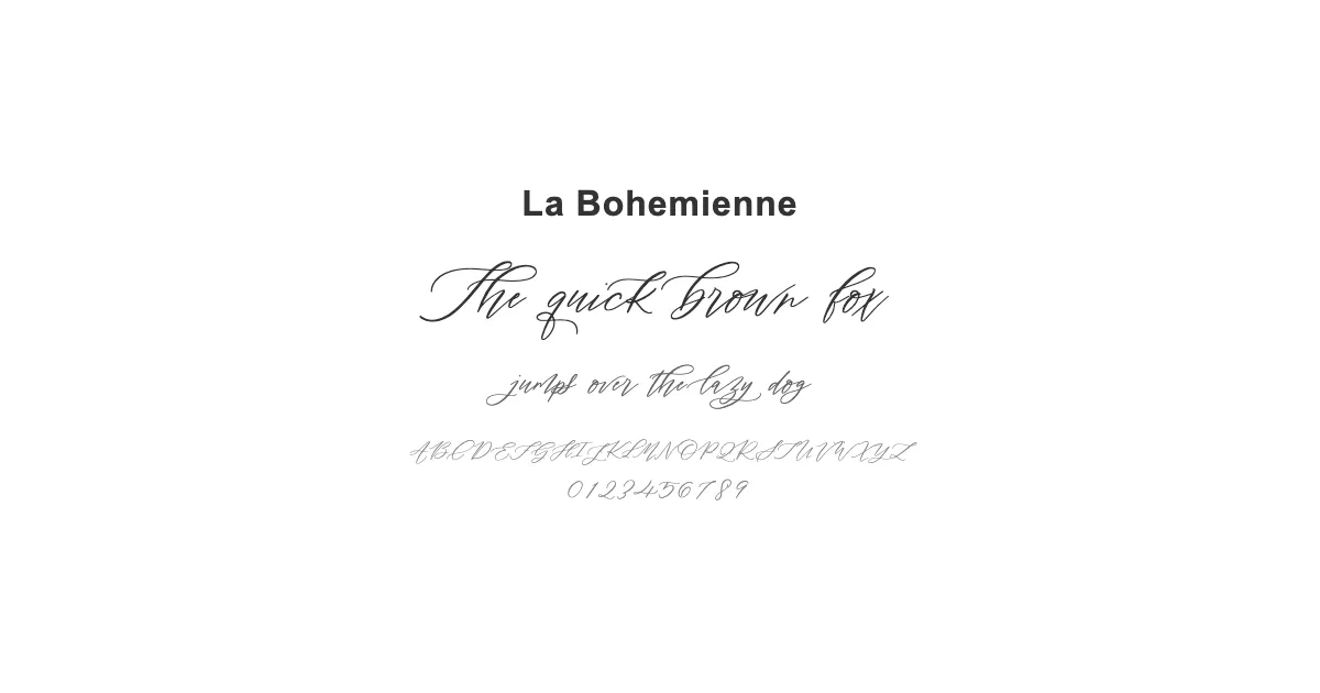 La Bohemienneのサムネイル画像
