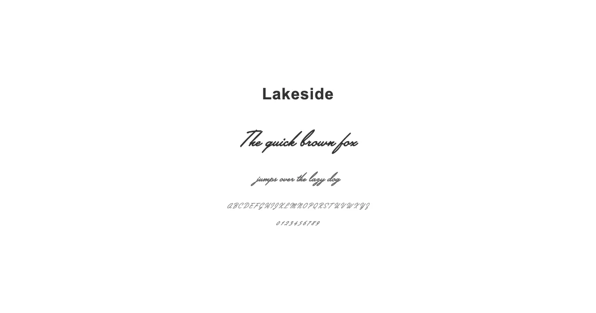 Lakesideのサムネイル画像
