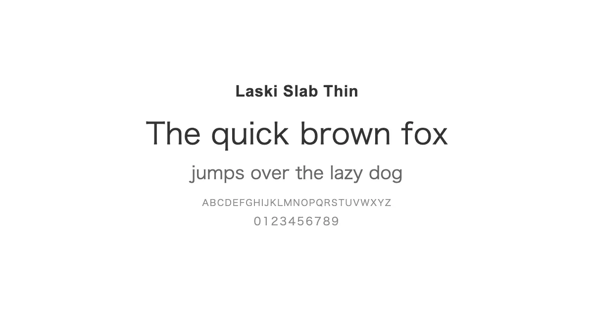 Laski Slab Thinのサムネイル画像