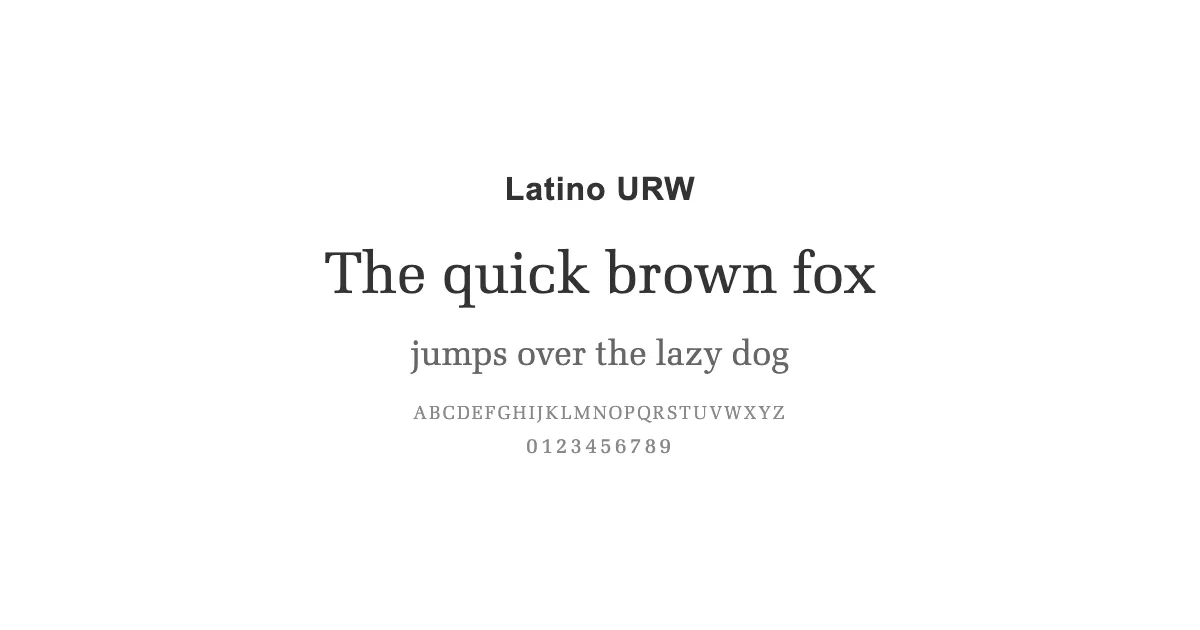 Latino URWのサムネイル画像