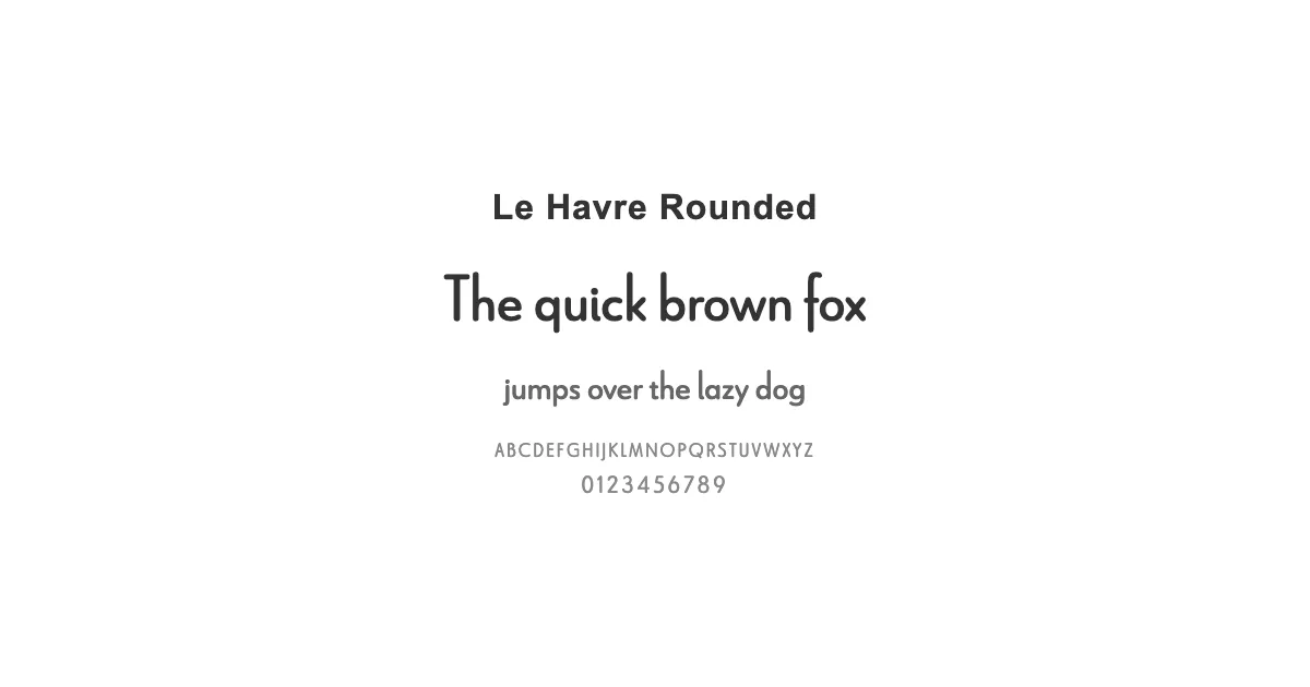 Le Havre Roundedのサムネイル画像