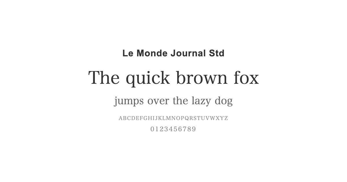 Le Monde Journal Stdのサムネイル画像