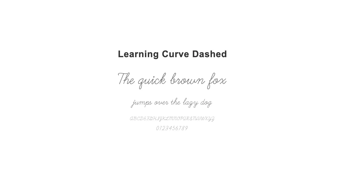 Learning Curve Dashed のサムネイル画像