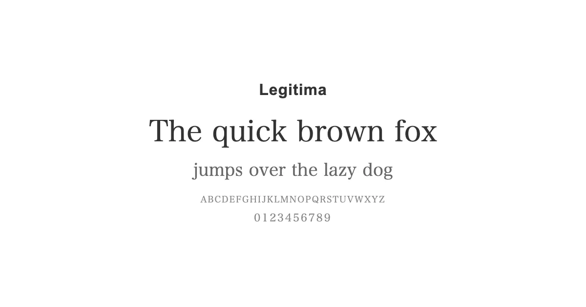 Legitimaのサムネイル画像