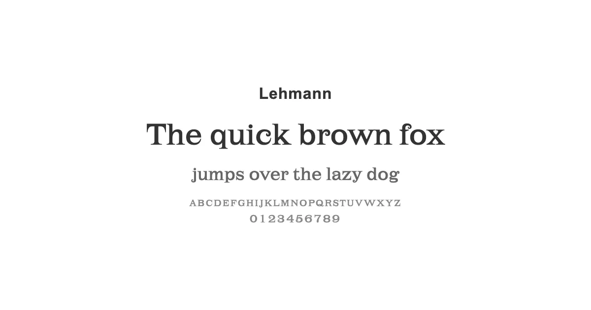 Lehmannのサムネイル画像