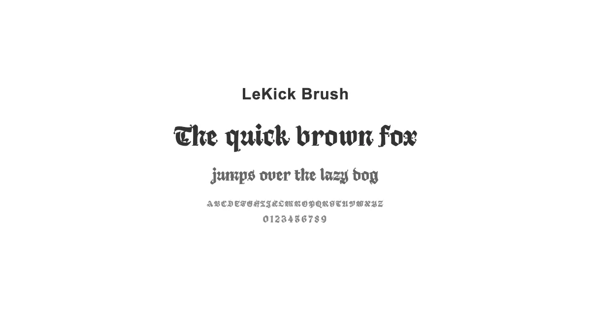 LeKick Brushのサムネイル画像